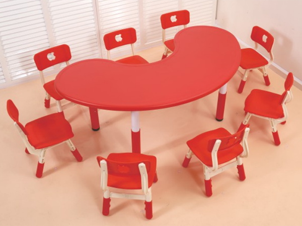 Furniture Set Student Plastic Kindergarten Furniture Kids Desk And Chair